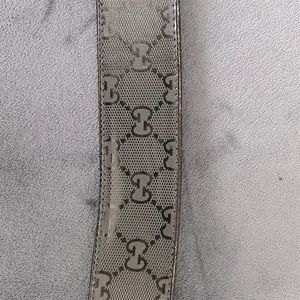 Gucci belt gray / metallic